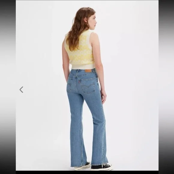 Levi's Premium 70'S HIGH RISE FLARE WOMEN'S JEANS size 31 - Picture 3 of 12